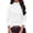 White, variant on PRETTYGARDEN Women's Fall Mock Neck Long Sleeve Shirts | Soft Stretchy Knit,Geometric Seam Stitching,Slim Fitted Basic Tees,Thermal Casual Wear,Daily Work Layering Winter Tunic Top