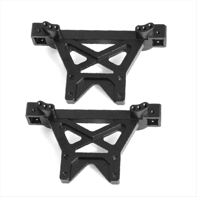 Kit de Amortiguadores Delanteros y Traseros Mejorados para Coche RC para 1/10 E-/T-, Piezas Mejoradas para Coche RC, Color Negro