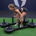 thumbnail image 3 of Titan Fitness Farmers Walk Handles Platform and Deadlift System, Rated 500 LB Each, Grip Strength Weight Training, 3 of 6