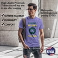 thumbnail image 5 of Greenyef Graphics I Paused My Game to Be Here Video Gamer Gift for Men Teenagers Gaming Funny Graphic T-Shirt Style-28 (Violet, Medium), 5 of 6