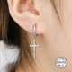 thumbnail image 4 of Rhinestones Tiny Star, Cross Sun, Drop Ear Huggies, Hoop Earrings----K--Product code 81569 K, 4 of 4