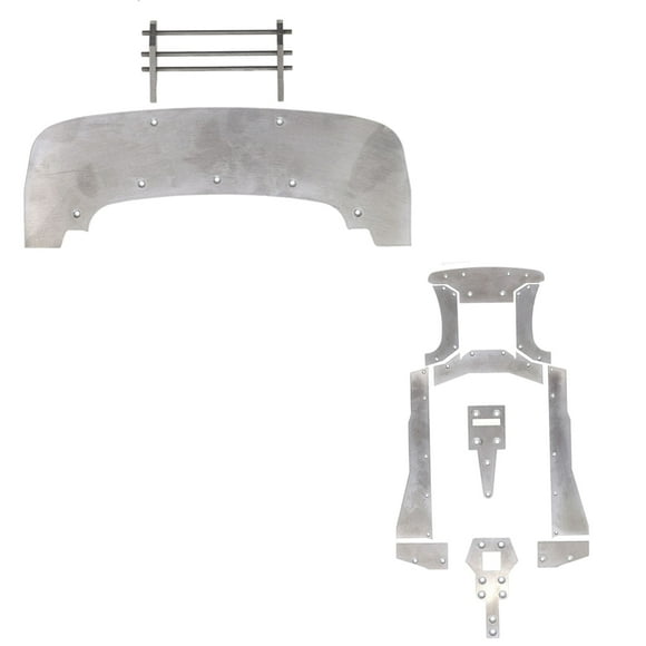 Armadura de chasis de metal + parachoques delantero para piezas de buggy de