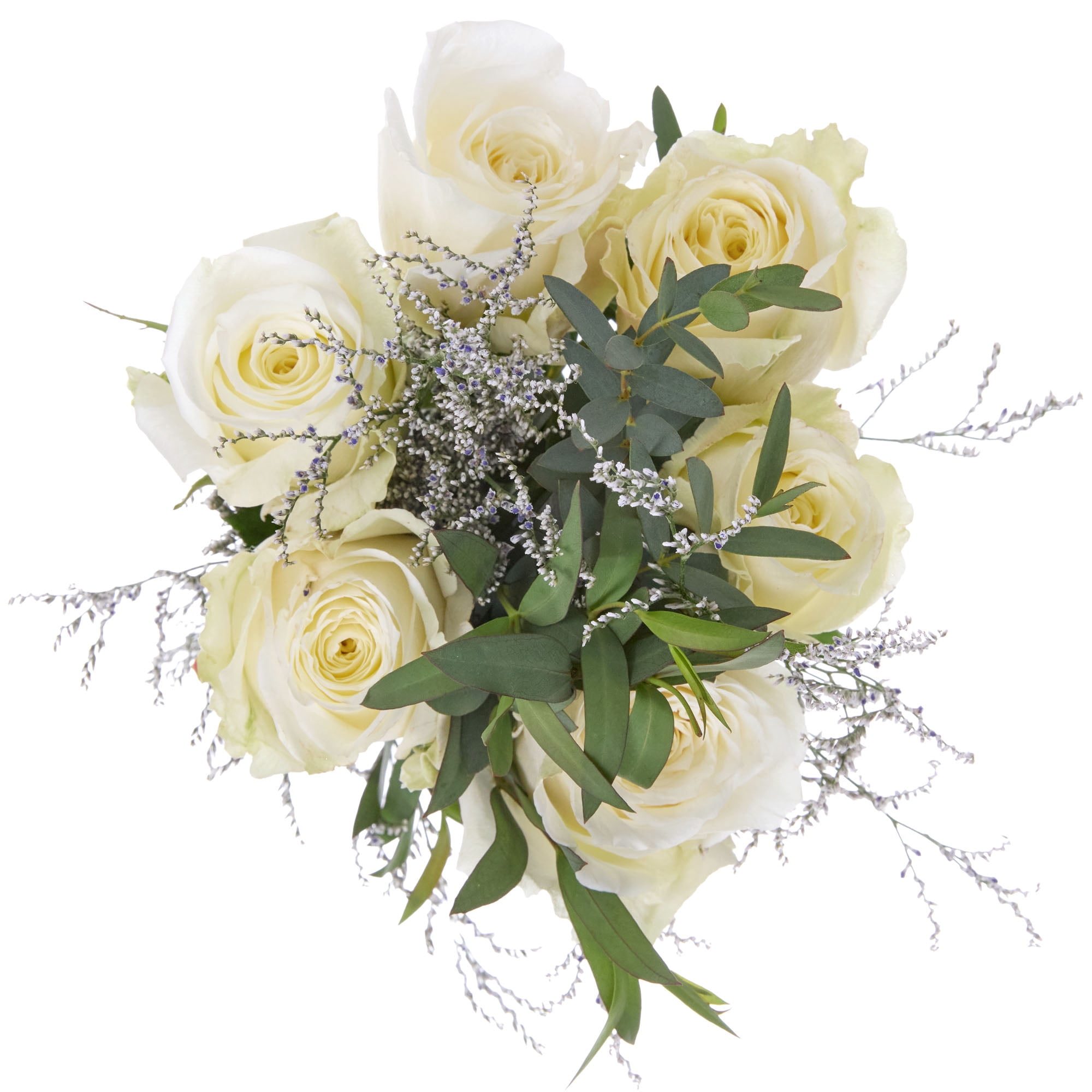 Rose Plus Flower Bouquet 6 Stem, Colors May Vary