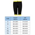 thumbnail image 2 of LAVA Womens Neoprene Sauna Pants Compression Thermo Body Shaper Shorts Weight Loss Workout Capris, 2 of 7