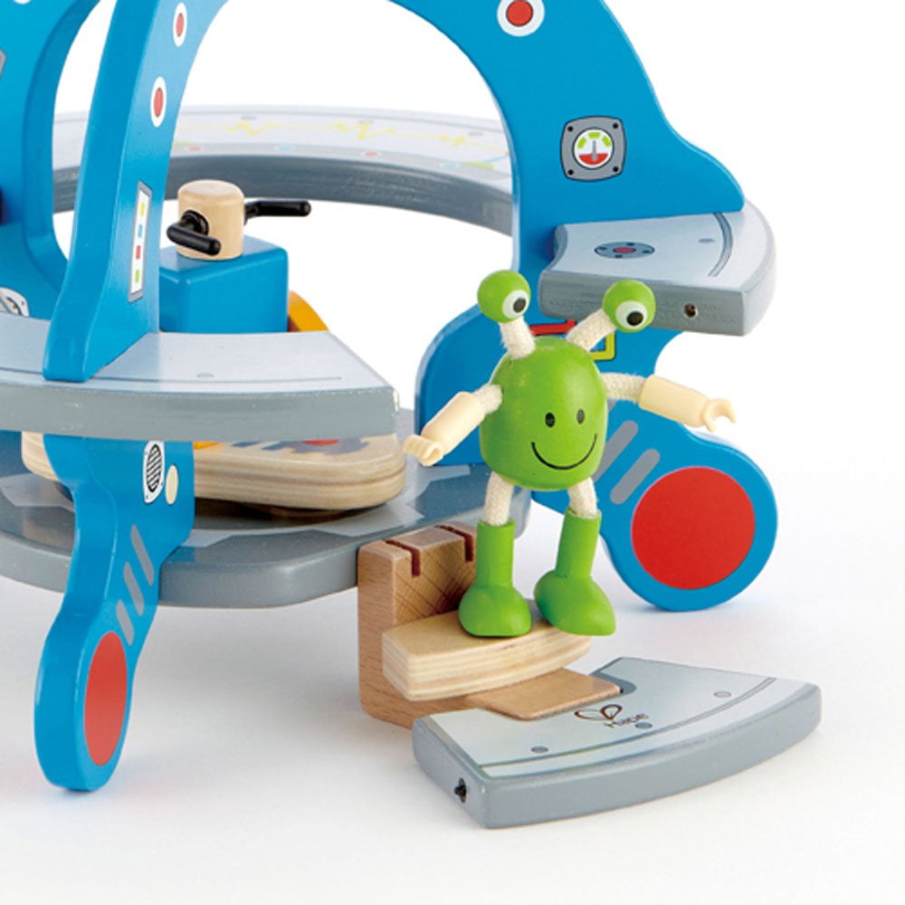 hape wooden spaceship