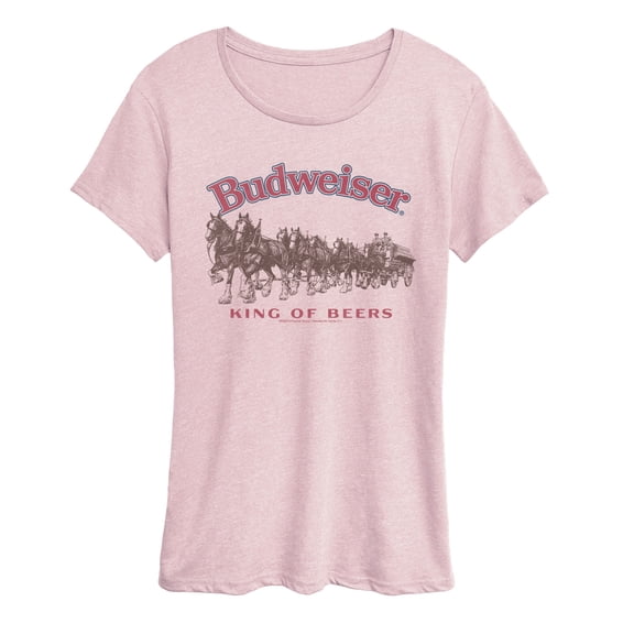 Budweiser - King Budweiser - Women's Short Sleeve Graphic T-Shirt