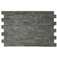 thumbnail image 1 of Bare Decor FlexRock Grey Pearl Peel and Stick Tile in Real Quartzite Stone, 9 Sq Ft, 1 of 5