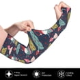 thumbnail image 3 of Lsque Gnome With Mushroom Cooling Arm Sleeves for Men & Women -Compression Sleeves to Cover Arms for Working,Sun Sleeves for UV Protection,Breathable, Moisture-Wicking, 3 of 8