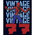 thumbnail image 2 of Men's Spider-Man: Beyond Amazing Vintage 77  Graphic Tee Navy Blue X Large, 2 of 5