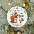 thumbnail image 4 of Personalized New Home Hanging Decor for Xmas Tree, Housewarming Gifts for Couple, Newlywed, Waiting for Santa in Your New Home Ornament, 1st Home Ceramic Ornament, Custom Address & Year Keepsake qMI3, 4 of 6