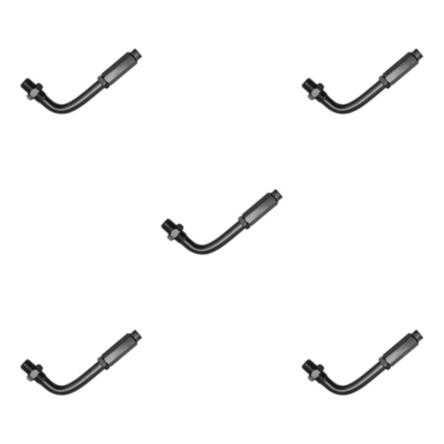 Wweixi 90 Degree Universal Motorcycle Throttle Cable Adjuster for Bikes Smooth and Precise Control Black 80x42mm 5Set