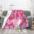 thumbnail image 2 of My Lit-Tle Pony Fleece Blanket Super Soft Cozy Throw Blanket Fuzzy Comfy Flannel Blanket Warm Plush Blankets And Throws For Couch, Sofa, Bed 40"X30", 2 of 7