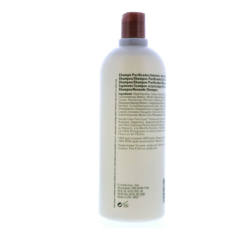 Aveda Rosemary Mint Purifying Shampoo with Pump 33.8 oz - Walmart.com