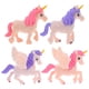 thumbnail image 1 of 4pcs decoraciones de unicornio en miniatura Bonsai Unicorn Models Mini Unicornio Adornos, 1 of 6