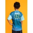 thumbnail image 5 of Disney Lilo & Stitch Toddler Boys' Athletic T-Shirt Stitch Blue Gradient, 5 of 8