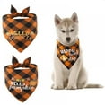 thumbnail image 3 of Thanksgiving/Halloween Polyester Dog Bandana Triangle Bib - Small & Medium Pets, 3 of 3
