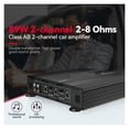thumbnail image 2 of 2 Channel 12V AS-2050 Car Amplifer Class AB 2CH Powerful Amplifier Car Amplifier For Cars Subwoofer ,Bluetooth 5.0, 2 of 6