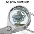 thumbnail image 4 of Economy Jewellers Loupe Eyeglass 20X Pocket Magnifier Watchmakers Glass Lens, 4 of 7