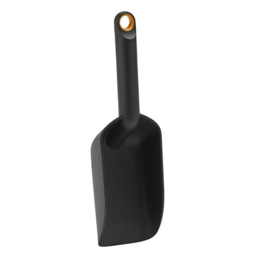 Fiskars Indoor and More Garden Trowel Soil Scoop, Black