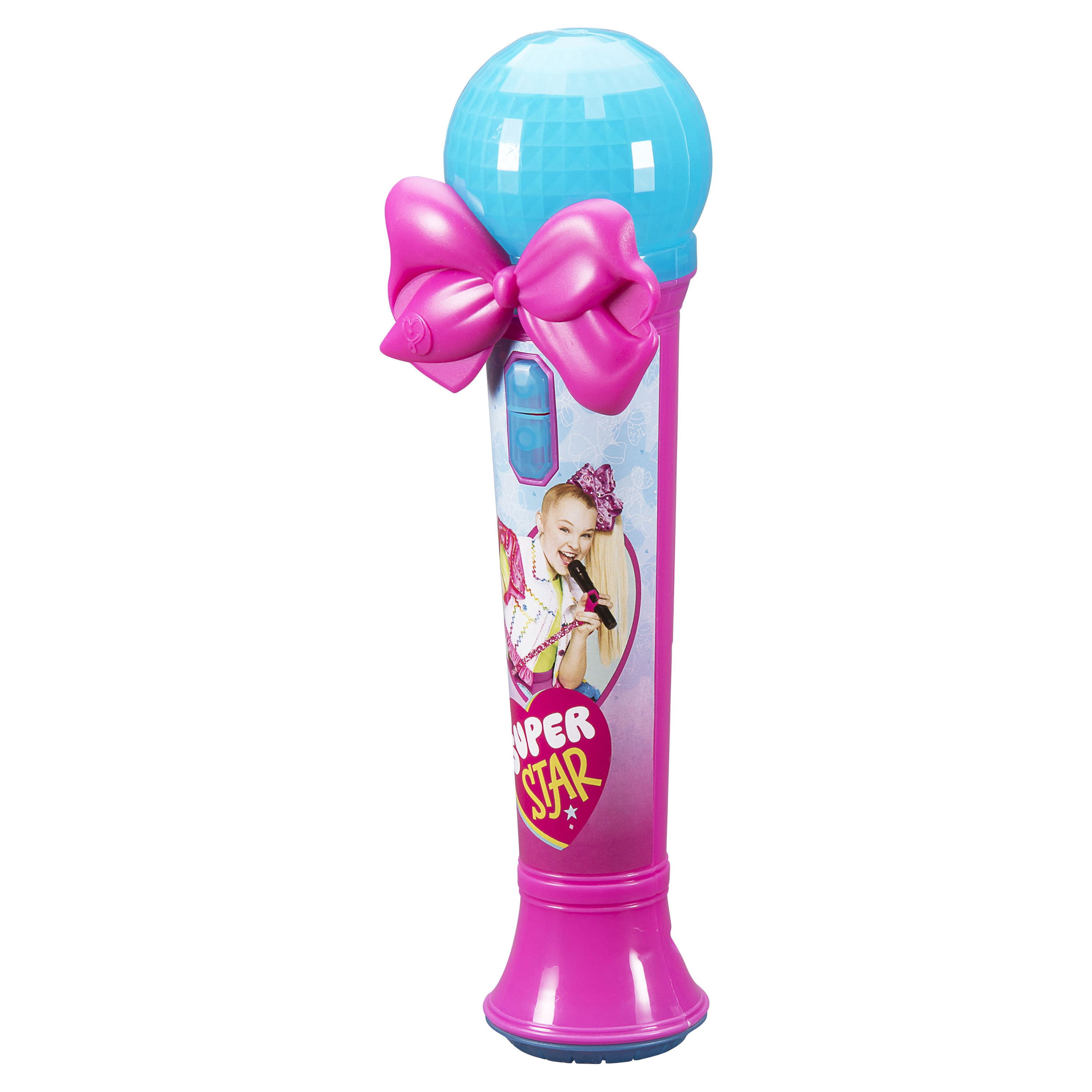 KIDdesigns Jojo Siwa Sing Along Microphone, Flashing Lights, Toy Musical Instruments