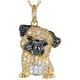 thumbnail image 1 of Collares para Regalar High Monaco DogNeck13 1Pza Coy Pug Dorado Metal Cadena y Dije MXNOG-001, 1 of 4
