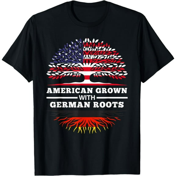 American Grown With German Roots Family Heritage, Germany T-Shirt mens t hirt men，black，women，misfits，journey ，boys