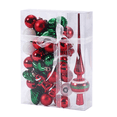 thumbnail image 1 of 34 Bolas de Navidad Juego de decoración de Navidad, plástico inastillable, decoración de árbol de Navidad Vhermosa CPB-SSW238-1, 1 of 5