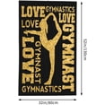 thumbnail image 5 of Love Gymnastics Gymnast Microfiber Beach Towels Oversized Soft Beach Blanket Absorbent Quick Dry Bath Towels Pool Towels Travel Beach Towels for Kids Adults, 5 of 16