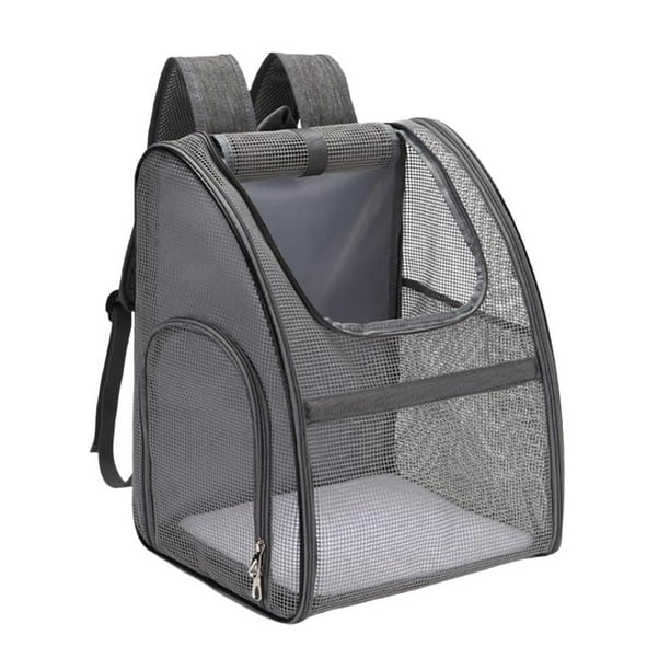 Mochila grande para gato perro conejo bolsa de viaje gris Yuyangstore Mochilas porta mascotas Walmart en linea