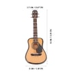 thumbnail image 3 of 1 conjunto de modelo de guitarra en miniatura Tiny Guitar Model Kid Guitar Toy Landscape Landscape, 3 of 7