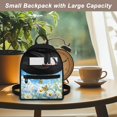 thumbnail image 5 of HELLHERO Butterfly Pattern Small Backpack with Adjustable Strap Front Pocket Mini Backpack for Work, Polyester Lightweight Daypack for Shopping, 5 of 8