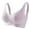 Purple, variant on Womens Bra,Summer Plus Size Bra,Womens Underwear With Large Size Large Cup Size Large Chest Small Gathering Sagging Bra Leaf Vein Lace Bra,White,S