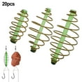thumbnail image 2 of 20Pcs Carp Fishing Spring Feeder Fishing Bait Cage Spring Lure Inline Hanging, 2 of 4