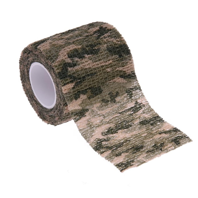 X Tape 20Roll 5cm 4.5m Outdoor Bionic Wrap Hunting Stealth (4) Camuflaje Hugtrwg Para estrenar