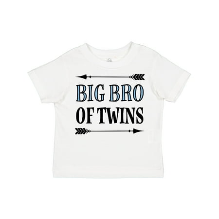 

Inktastic Big Bro of Twins Brother Gift Toddler Boy Girl T-Shirt