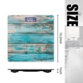 thumbnail image 2 of Bathroom Scale, Highly Accurate Digital Body Scale,Precisely Measures Weight up to 400 lbs-Blue Wood Planks Rustic Wood Wall Texture, 2 of 4
