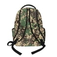 thumbnail image 3 of FKELYI Camo Grunge Green Print Kids Backpack for Boys Girls 17 Inch School Backpacks Spacious Bookbag with Multi-Pockets Lightweight Casual Daypack for Elementary Student, 3 of 7