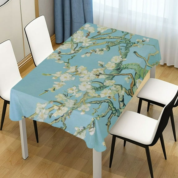 Ryvnso Abstract Flowers Branch Rectangle Table Cloth Tablecover Dinning Tablecloth 54"x72"