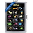 thumbnail image 3 of Pokémon - Moves Grid Wall Poster, 14.725" x 22.375" Framed, 3 of 5