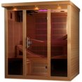 thumbnail image 1 of Golden Designs Monaco Sauna Infrarouge Lointain pour 6 Personnes Près de Zéro EMF Canadien Hemlock, 1 of 3