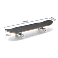 thumbnail image 2 of Patineta De Madera Skate Principiantes Adultos Adolescentes, 2 of 6
