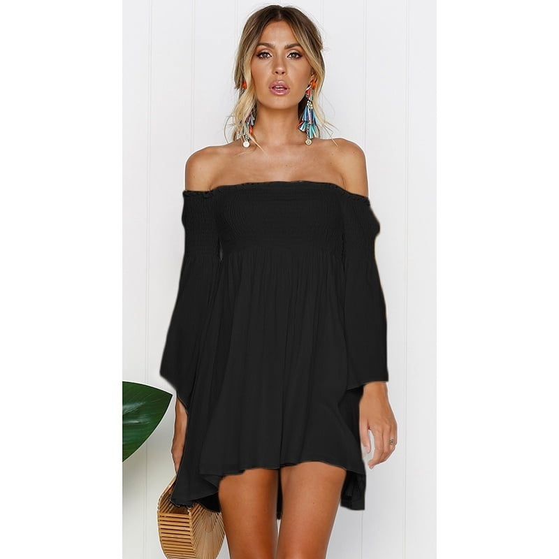 low cut strapless dress