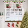 thumbnail image 4 of Kitchen Cafe Valance Curtain for Small Windows,Farmhouse Truck with Tree Rod Pocket Short Valances,60x18in, 4 of 9