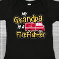 thumbnail image 4 of Inktastic My Grandpa is a Firefighter with Fire Truck Boys or Girls Baby Bodysuit, 4 of 5