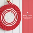 thumbnail image 4 of Unique Bargains 6Pcs Woven Dining Table Decor Round Placemats Red 11.8x11.8in, 4 of 5