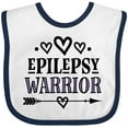 thumbnail image 3 of Inktastic Epilepsy Warrior Awareness Support Girls Baby Bib, 3 of 4