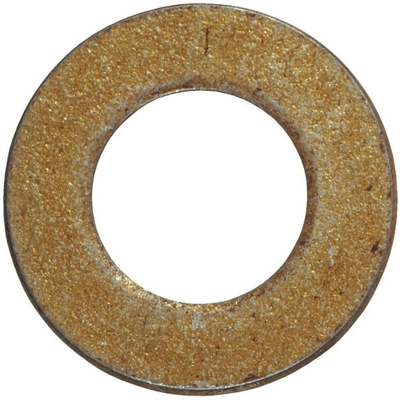 Hillman 1/2 In. SAE Hardened Steel Yellow Dichromate Flat Washer (50 Ct.) 280326