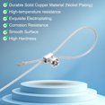 thumbnail image 3 of Uxcell Wire Rope Clips, 30 Pcs Metal Cable Clamps Wire Lock Rope Fittings Clip with Screws, 2 Style（C/D), 3 of 6