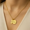 thumbnail image 5 of Personalized Name Necklace with Birth Flower - Handmade Gold Necklace For Women Birth Month - Trending Mother's Day Gift for Mom, Custom Floral Jewelry - January Birthday Gifts for Women, 5 of 8
