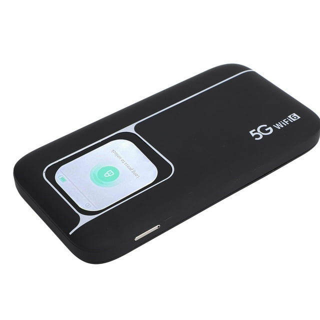 Portable WiFi Device, 5G WiFi Mobile Hotspot 7100mAh Capacity Battery 5G NR 4G 3G Frequencies High Performance for Tablets